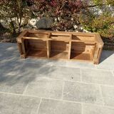 TV stand in solid teak