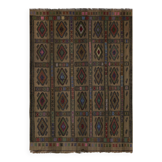 Vintage Turkish Oushak Handwoven Rug 173x236 cm
