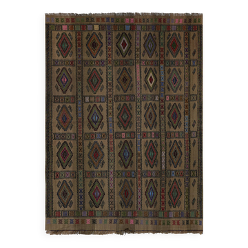 Vintage Turkish Oushak Handwoven Rug 173x236 cm