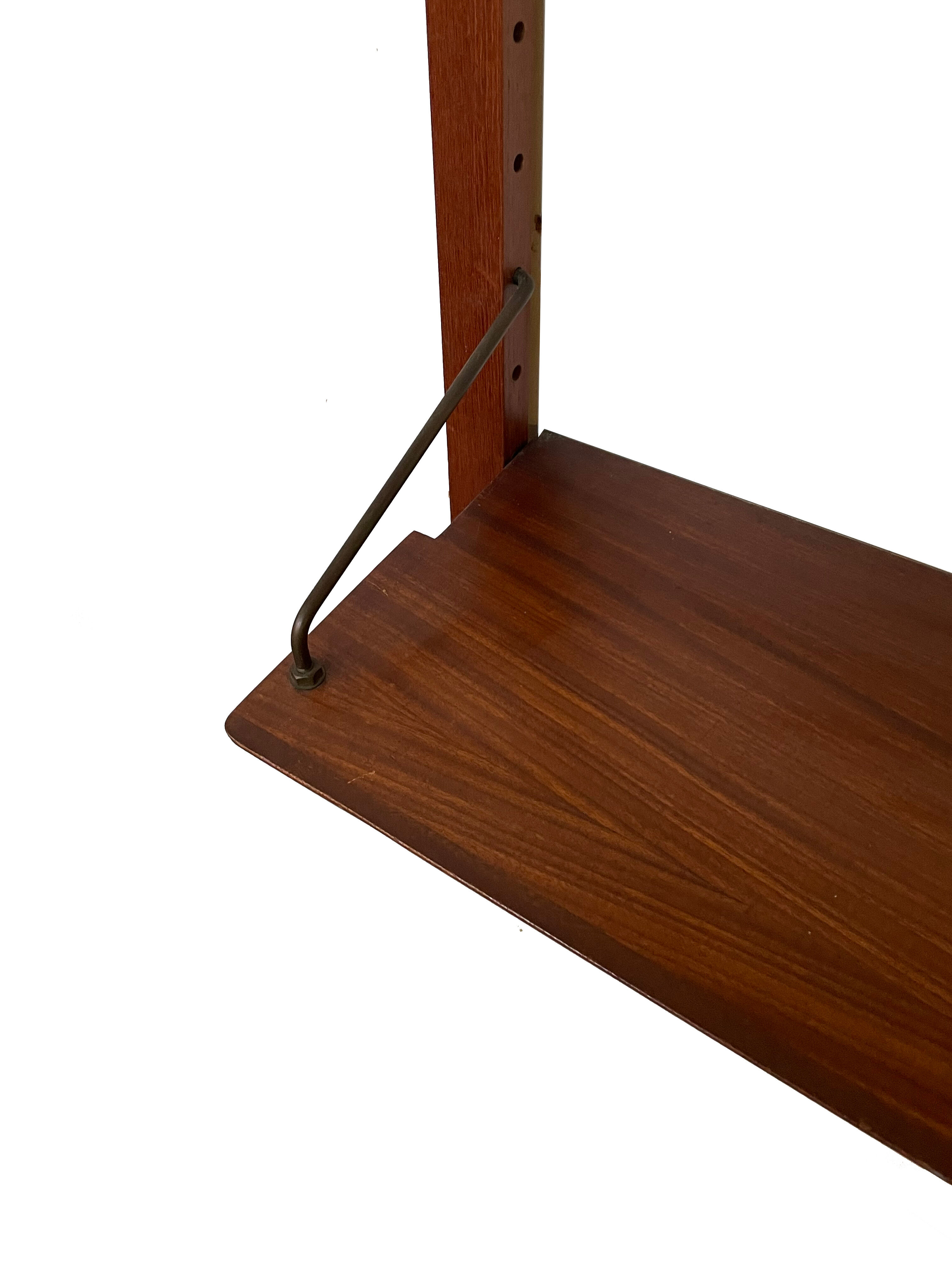Vintage wall system minimalist Danish design 1960s