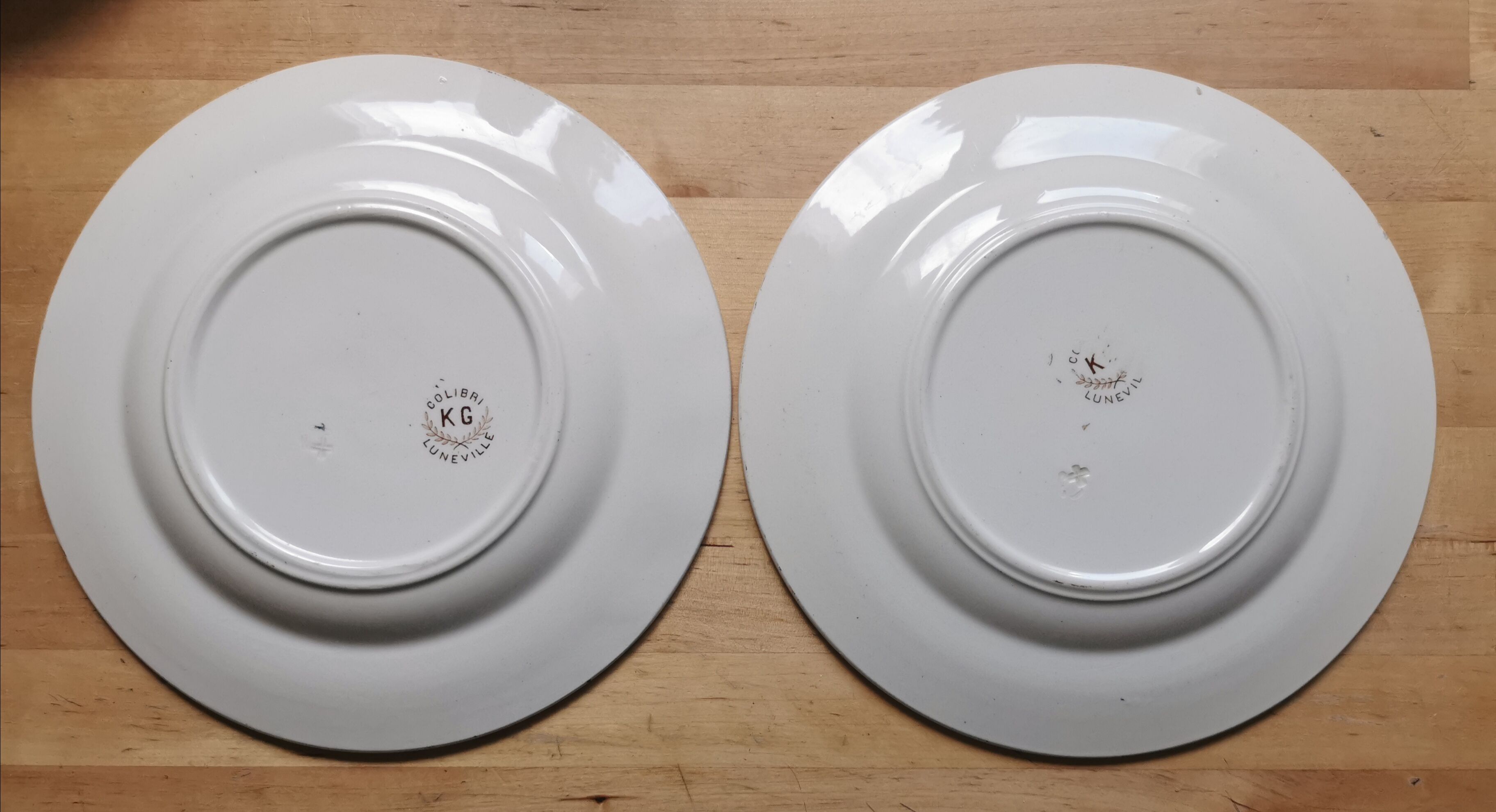 Lot of 8 Colibri luneville plates