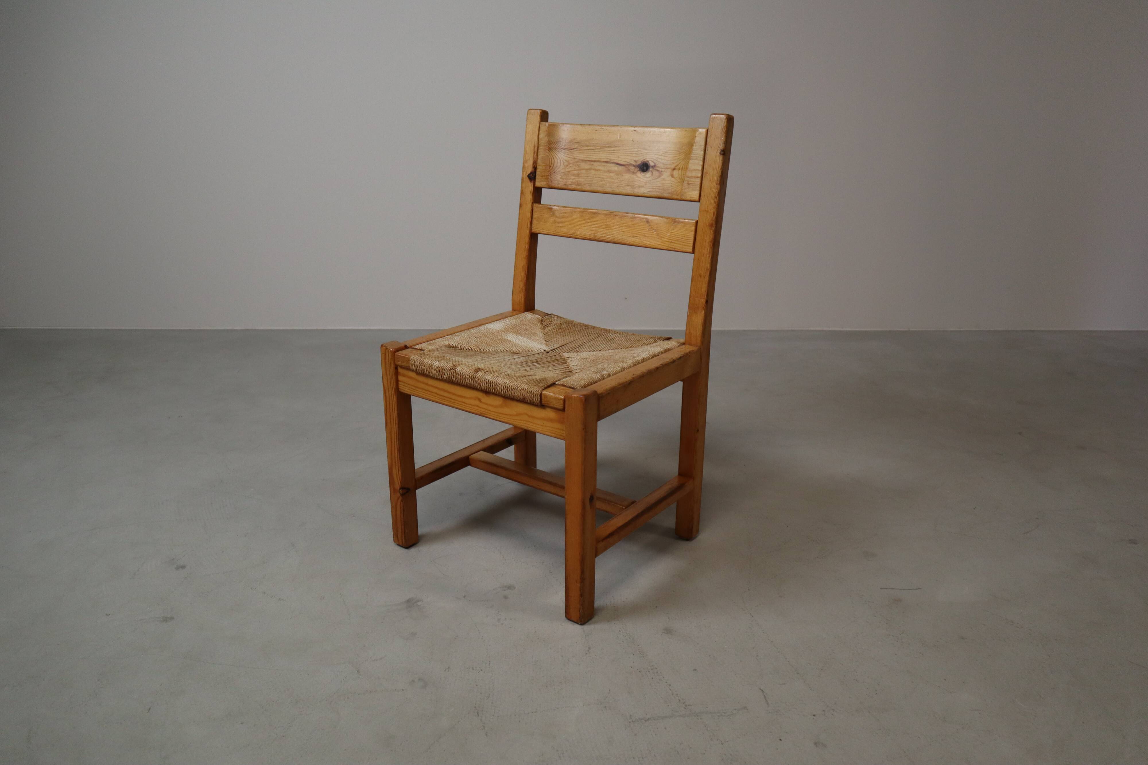 Set of 5 vintage chairs by Tage Poulsen for Gramrode Møbelfabrik, 1970's