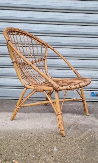 Rattan armchair 1960