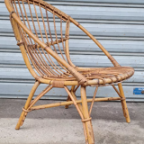 Rattan armchair 1960
