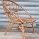 Fauteuil en rotin 1960