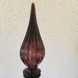 Italian blown glass carafe bottle