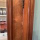 Louis XV Rocaille cabinet in walnut with bevelled mirrors