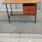 Vintage wood and metal desk