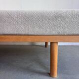 Lit de repos danois vintage en chêne