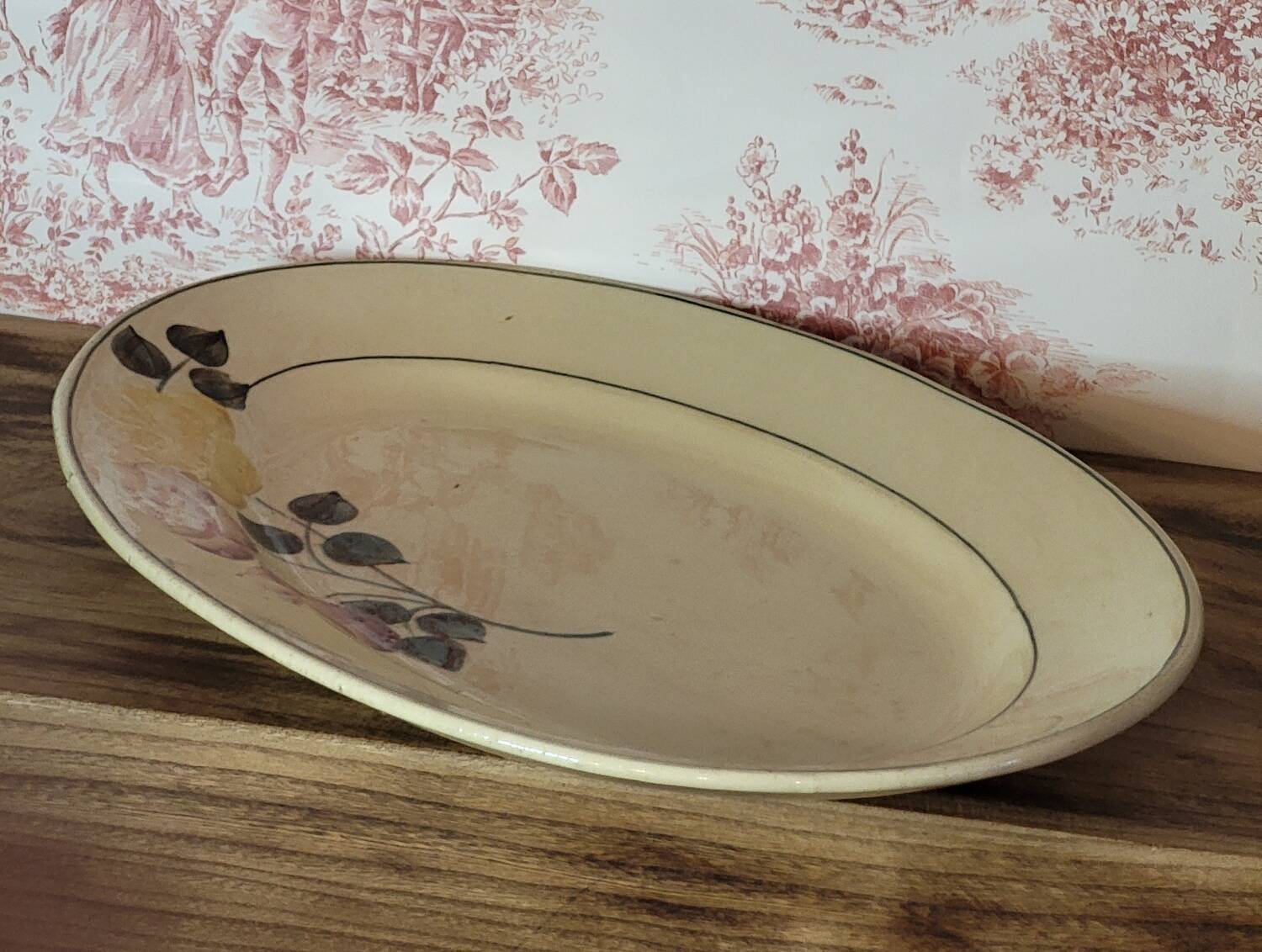 Oval plate dish