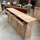 3-door cherry wood sideboard