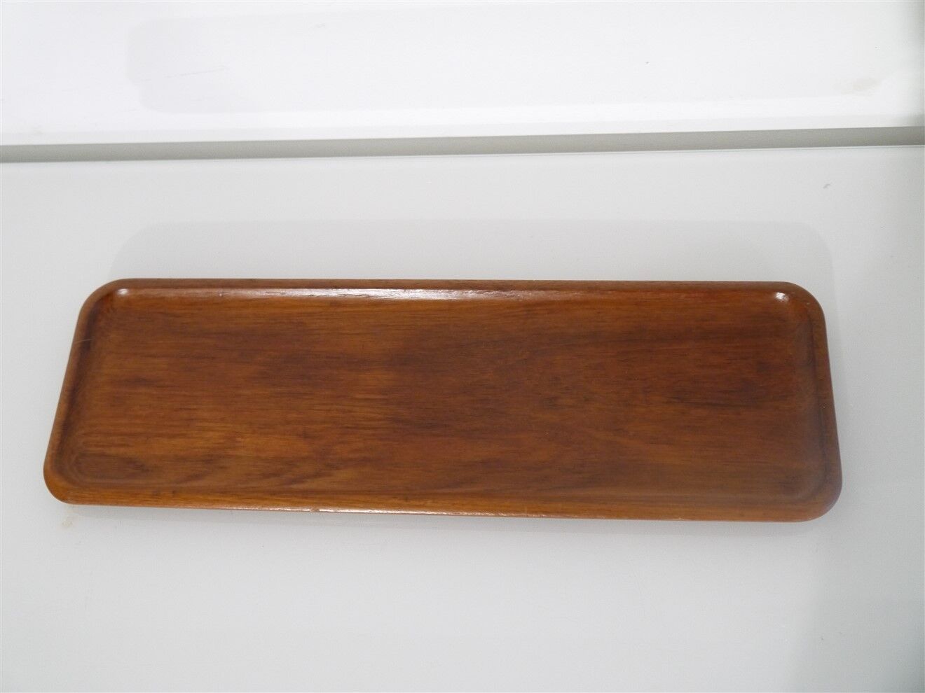 Vintage teak tray by Karl Holmberg 1960