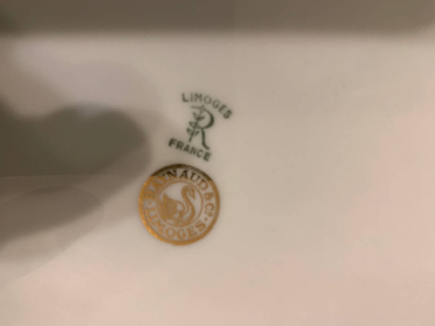 Authentic vintage Limoges porcelain RAYNAUD soup tureen
