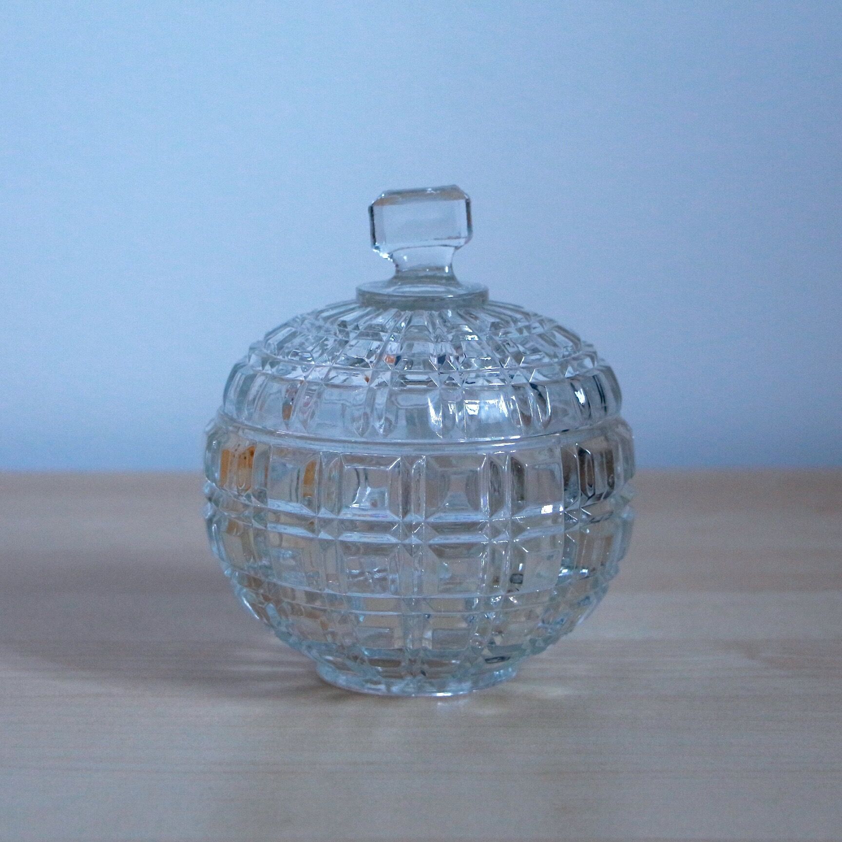 Sucrier en verre