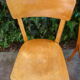 Set of four old bistro chairs