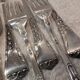 7 forks 800 silver Swiss goldsmith Jezler model Muguet