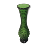 Vase in green glass bottle