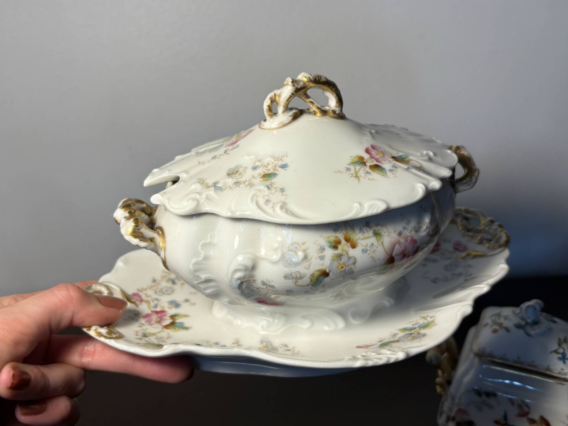 Sauce and sugar dishes Limoges