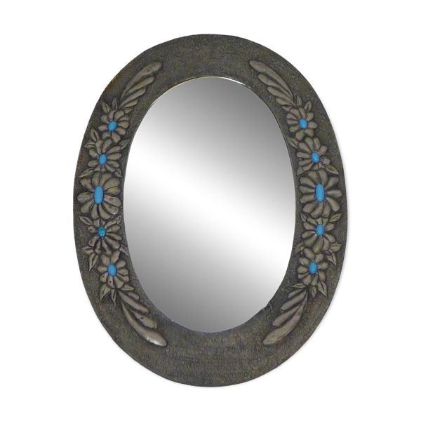 Miroir ovale Fleurs — Beyit