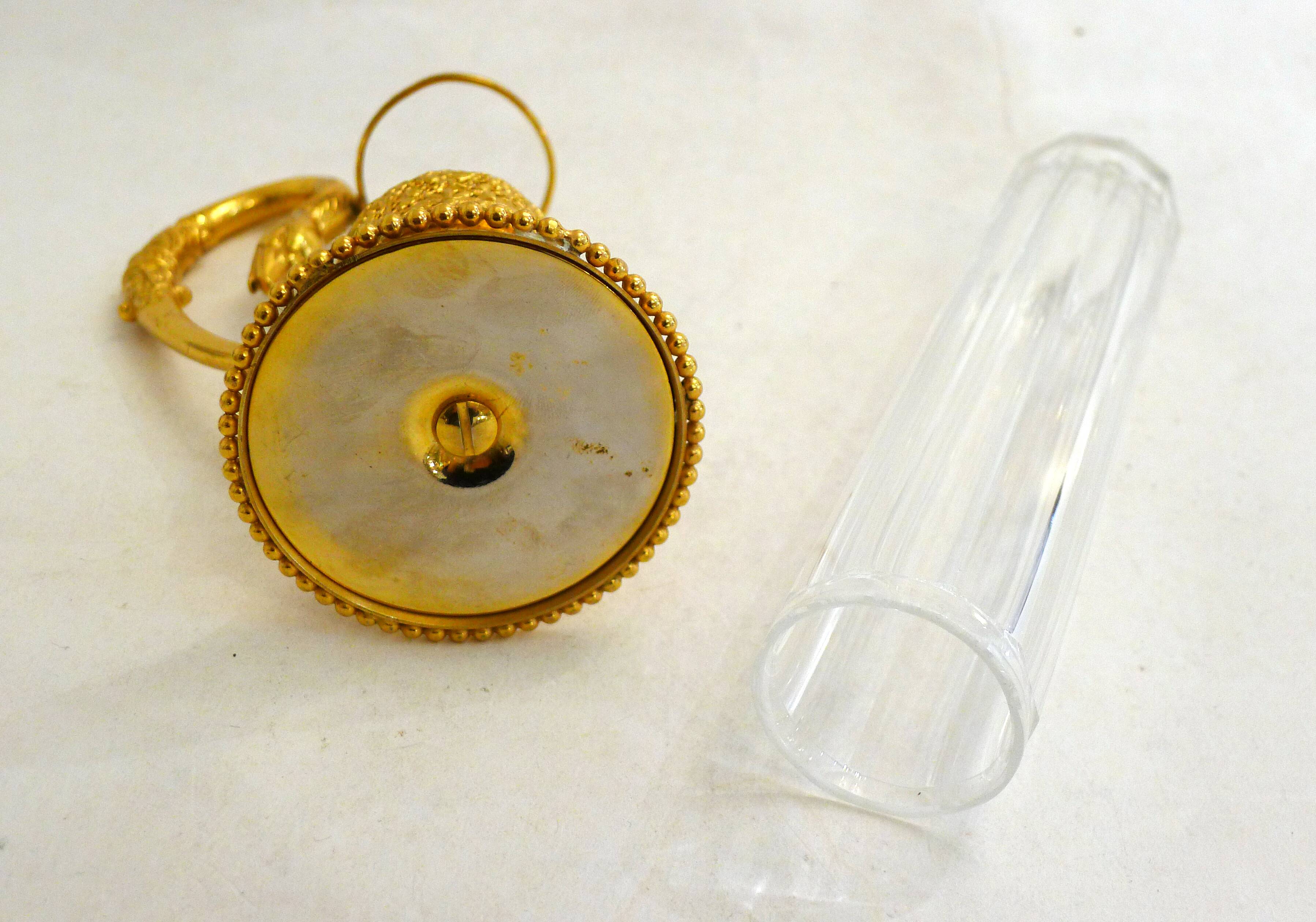 Swan neck soliflore vase in Empire style