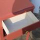 Terracotta pink bedside table