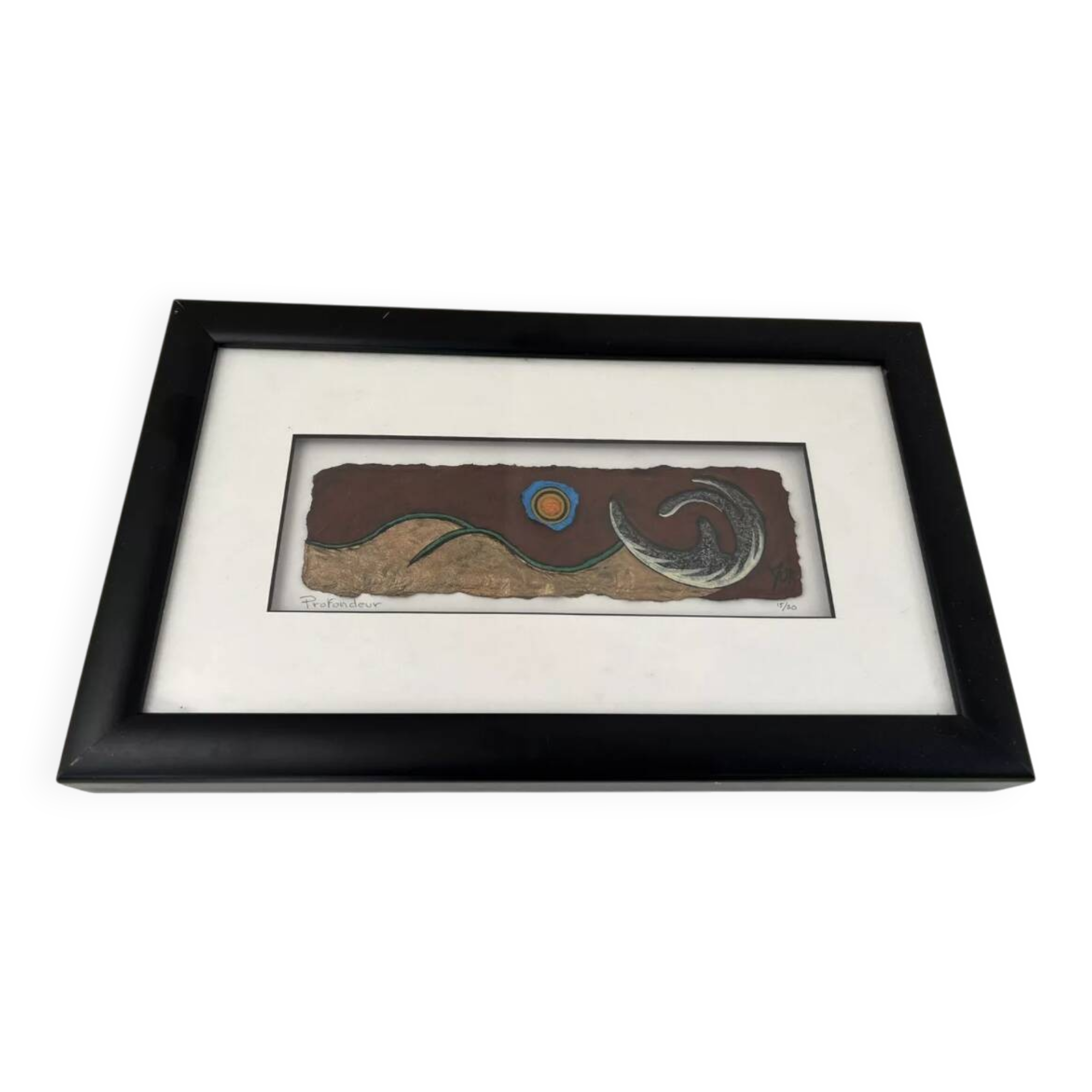 Painting created by Isabelle Mougeot, Depth Quebec 15/50