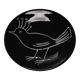 CERAMIC PLATE WITH BIRD DECOR, ROBER PICAULT, 1950s
