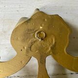 Large golden baroque style mirror