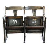 Vintage Cinema Seats, 1930s, Set of 2