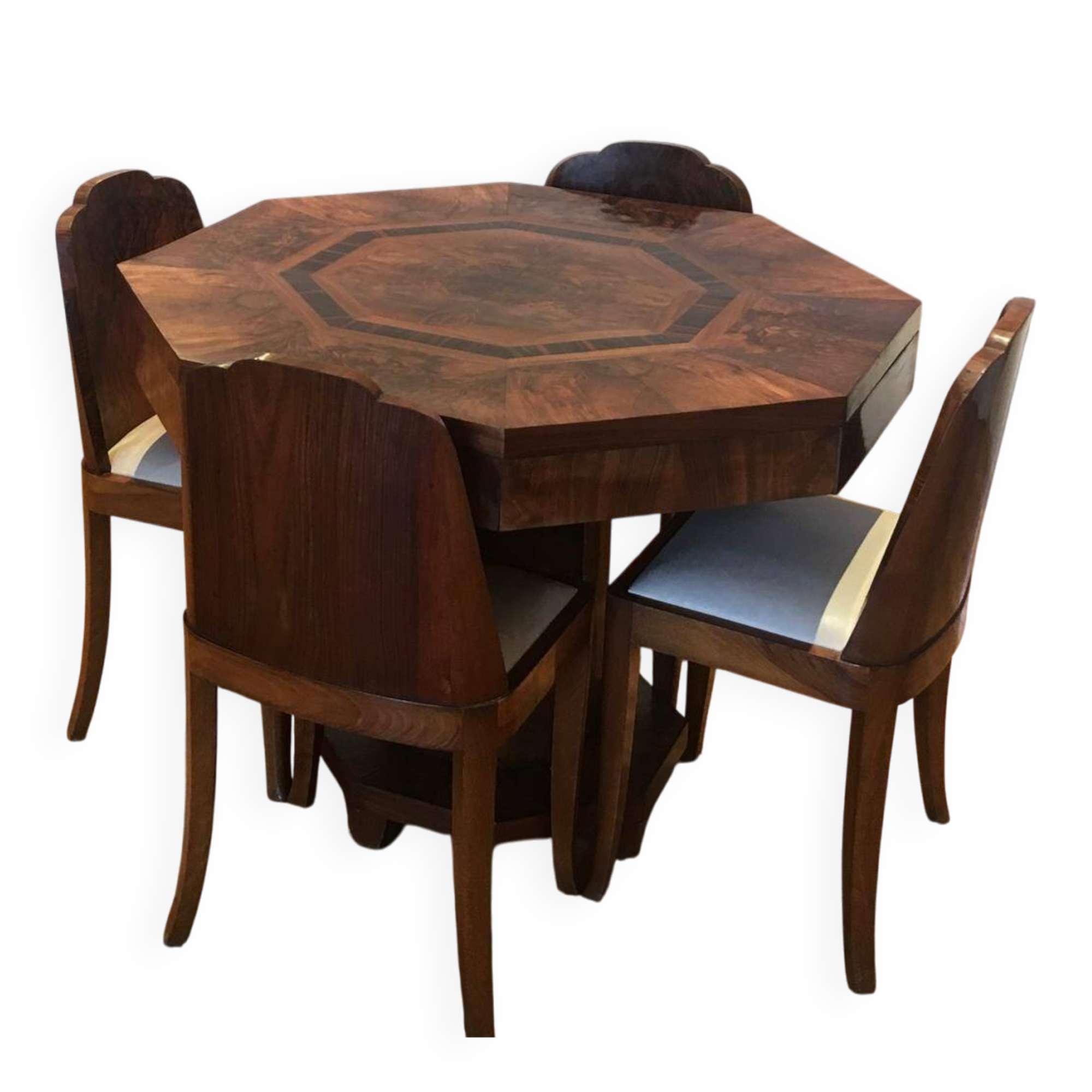 Dining table and chairs
