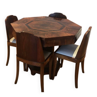 Dining table and chairs