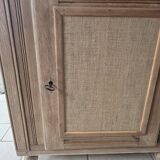 Vintage raw oak secretary