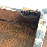 Old wall mirror shelf