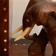 Pair of greenhouses books elephants in teak, 1970