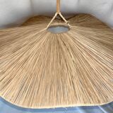 Parasol hanging raffia flower cup