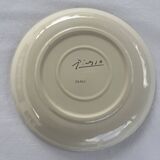 Porcelain plate after Picasso