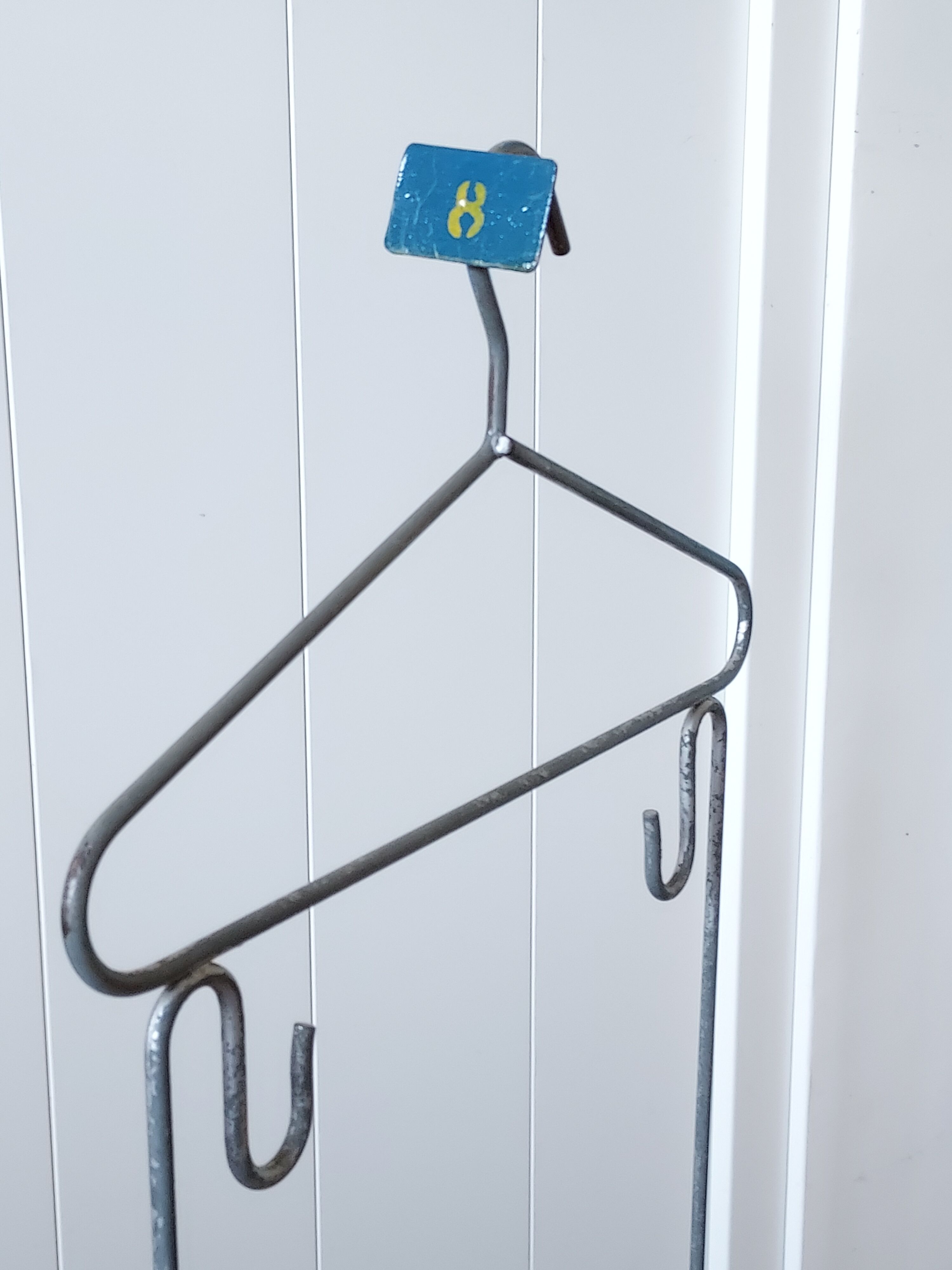 Antique perforated metal pool jack