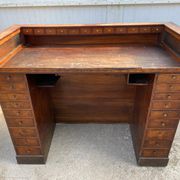 Old and authentic piece of furniture established watchmaker counter jeweler 1900