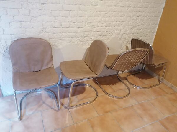 4 chaises de Gastone Rinaldi