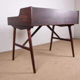 Danish rosewood desk, model 56 by Arne Wahl Iversen for Vinde Mobelfabrik 1960.
