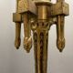 Italian Liberty Bronze Chandelier, 1940s