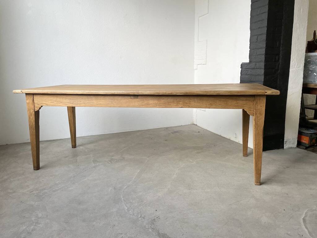 Oak farm table 220 cm