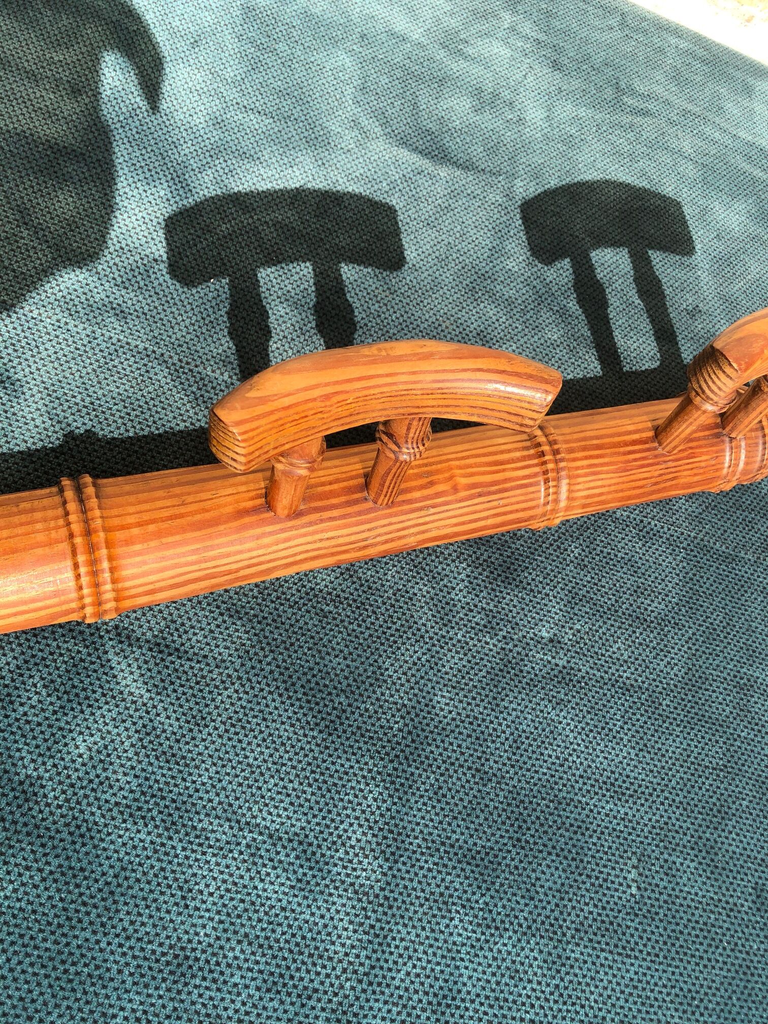 Old coat rack 6 hooks