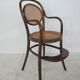 High chair for children in curved wood by Michael Thonet for Thonet