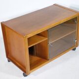 Danish Design phonograph cabinet audio sideboard in teak, 1960s