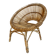 Rattan basket armchair from the 60s