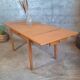 1950s dining table with sliding extensions