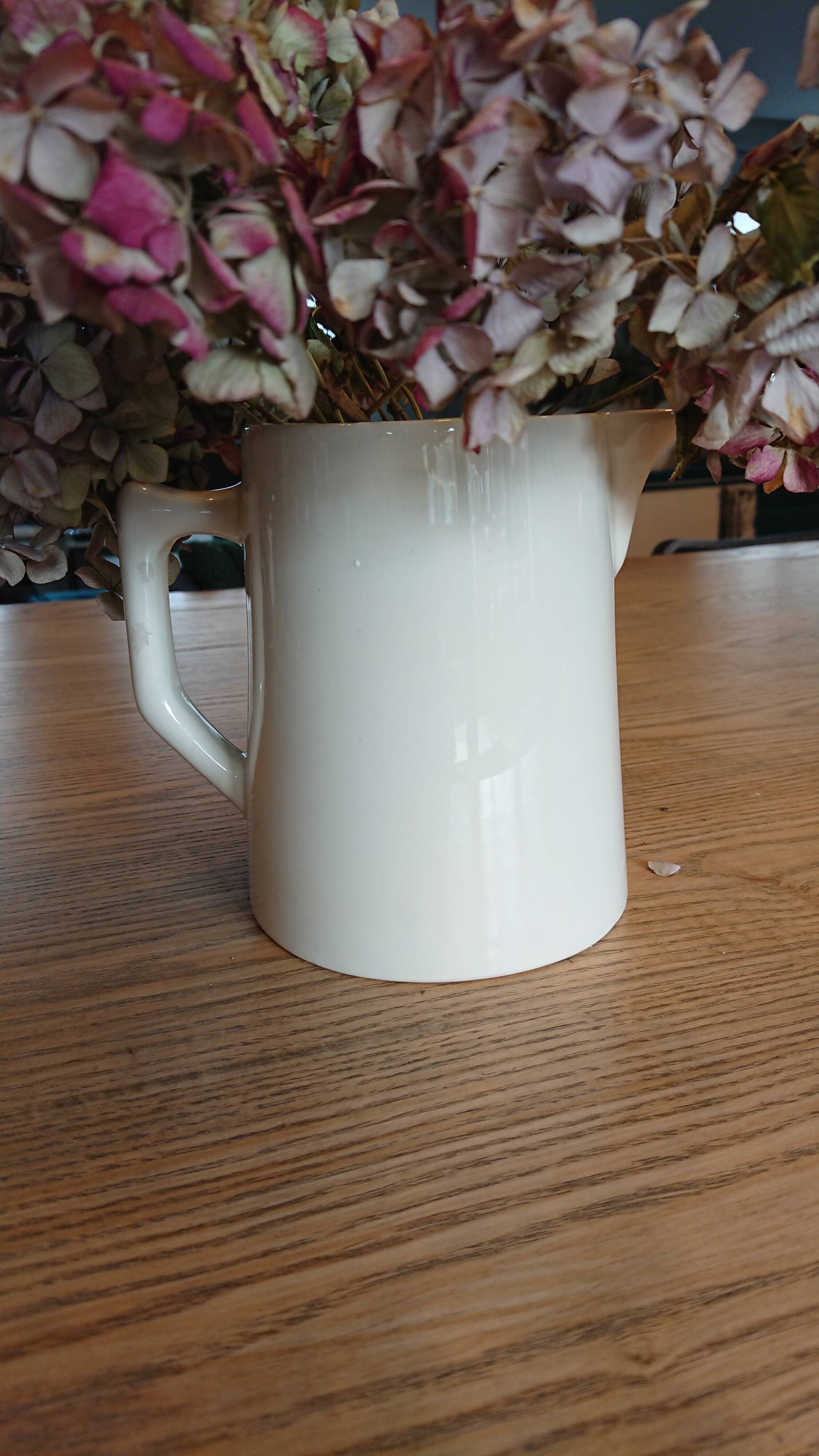 Digoin Sarreguemines antique pitcher in earthenware