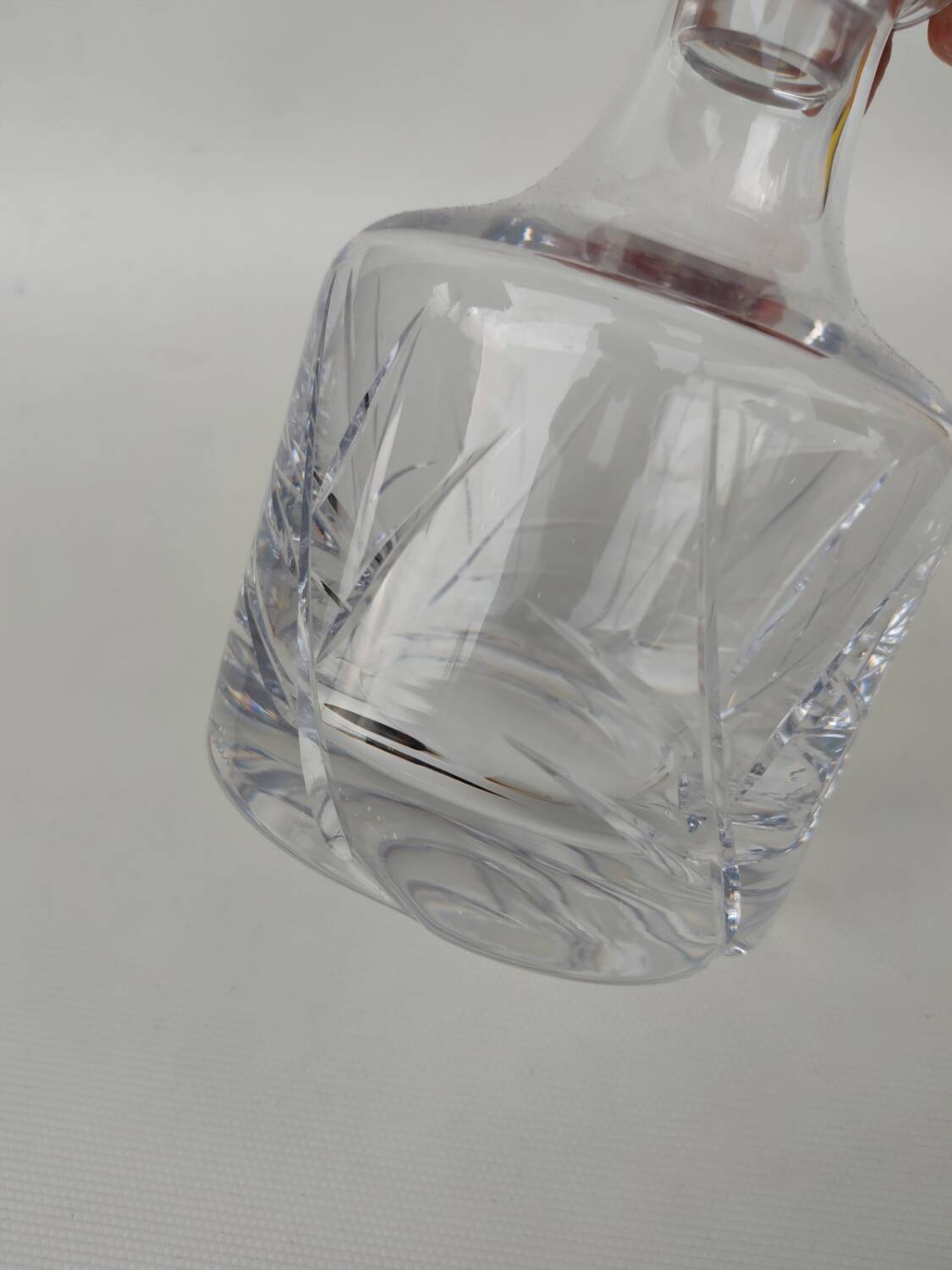 Daum crystal whisky decanter. Bleneau model.