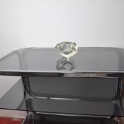 Ashtray by flavio Poli for seguso, sommerso glass, Murano, Italy, 1960